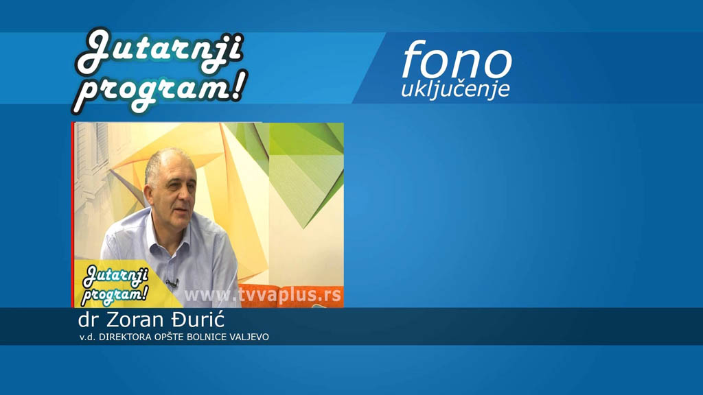 Jutarnji program - Zoran Đurić - 17. novembar 2020.