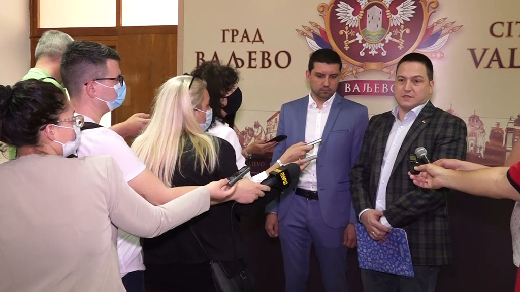 Foto: PrtScr Televizija Valjevo Plus